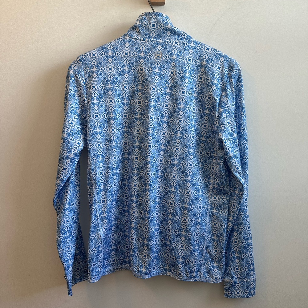Vineyard Vines Women’s Sankaty Shep Quarter Zip Pullover, Small - Picture 2 of 3
